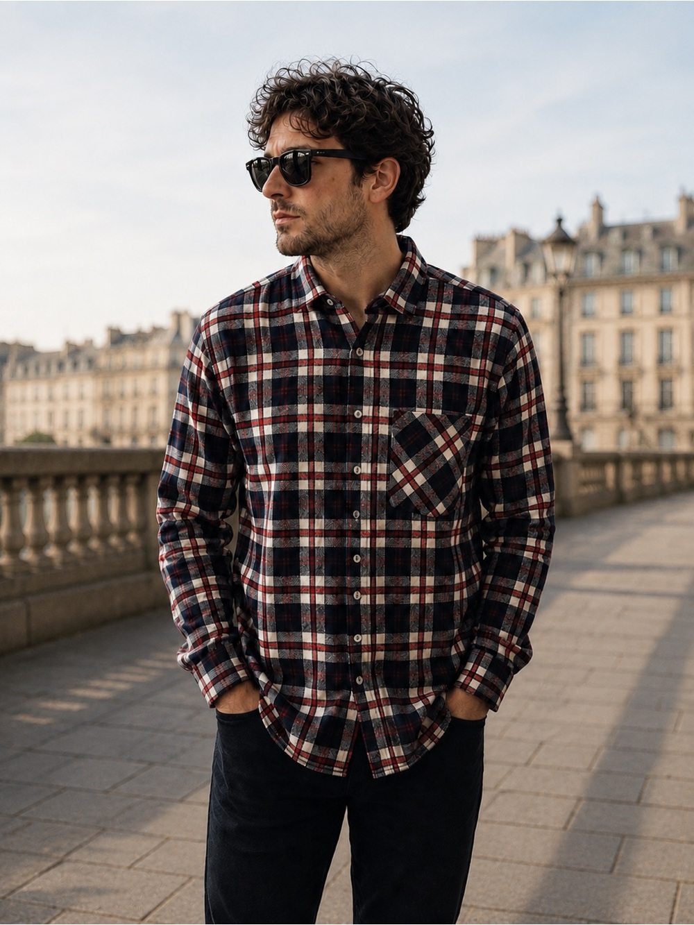 American apparel flannel shirt XS